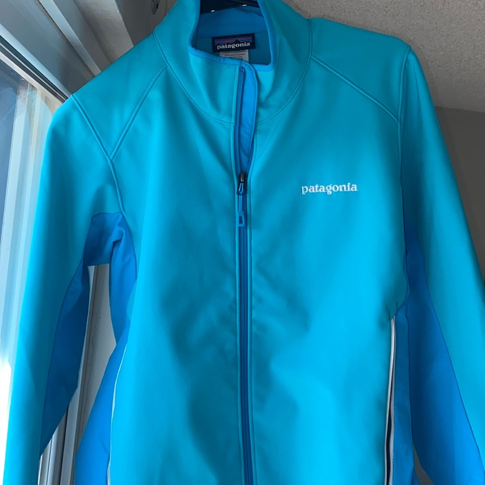 Patagonia Polartech Blue Zip Up Jacket